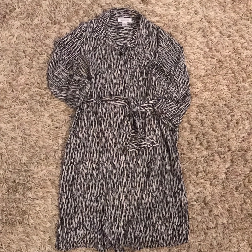 Maternity shirt dress